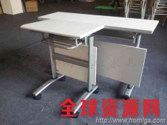 折叠培训桌尺寸，广东鸿美佳厂家生产供应折叠培训桌图2