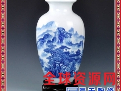 景德镇手绘青花瓷家居装饰品客厅仿古瓷器玄关摆件工艺品图2