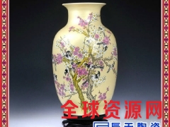 现代创意仿古时尚陶瓷落地大花瓶图2