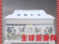 供应防腐防潮陶瓷骨灰罐青花龙纹陶瓷骨灰盒图3