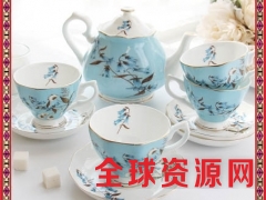 英式美式骨瓷茶具咖啡具陶瓷花茶茶具套件图2