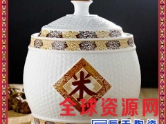 陶瓷储米箱干货储存罐防潮防虫带盖密封米桶图1