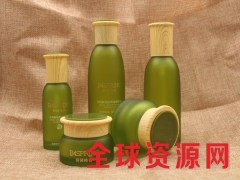 厂家热销树皮纹盖空瓶 植物概念护肤瓶 纯天然植物系列木纹盖瓶图2