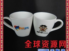 陶瓷水杯 马克杯牛奶杯 白色广告陶瓷杯 定制印字加LOGO图3