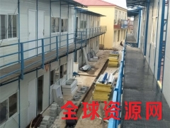 岩棉复合板山西晋城活动房 工地用组装式和顺彩钢房图2