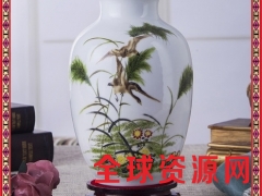 陶瓷粉彩花瓶大号中式客厅插花艺术装饰品餐桌面摆件图3