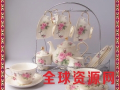 咖啡杯套装陶瓷欧式茶具下午茶茶具红茶杯碟6杯6碟带架子图3