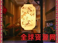 景德镇青花瓷创意陶瓷台灯卧室床头灯 中式会所酒店装饰台灯图1