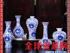 欧式陶瓷花瓶花器 礼品陶瓷摆设三件套图3