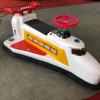 新款热销升级版航天小飞机旋转碰碰车成人广场双人游乐玩具车公园