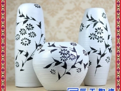 中式现代简约白色古典三件套结婚礼物样板间家居装饰品图2