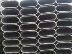 护栏椭圆形钢管厂、镀锌椭圆形护栏管生产厂图1
