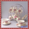 欧式奢华咖啡杯碟套装 下午茶闺蜜聚会创意陶瓷咖啡具
