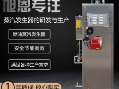 燃油蒸汽锅炉商用节能小型不锈钢反应釜柴油蒸气发生器全自动图1