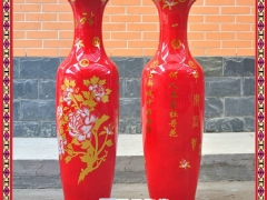 创意陶瓷花瓶  壁挂陶瓷花瓶 复古陶瓷花瓶图3