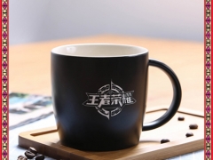 陶瓷杯子马克杯带盖 创意情侣早餐杯logo定制咖啡杯大水杯图1