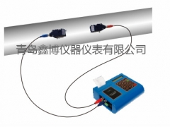 山东鑫博便携式超声波流量计图1