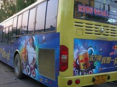 济南公交车内移动视频电视广告图1