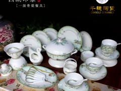 玲珑餐具礼品  青花玲珑餐具图2