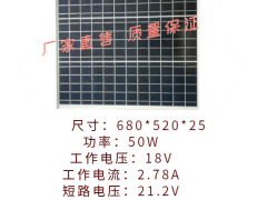 深圳中德18V100W多晶太阳能电池板图2