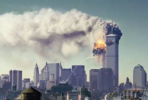 2001年9月11日,美国纽约世贸大厦,五角大楼先后遭受恐怖袭击