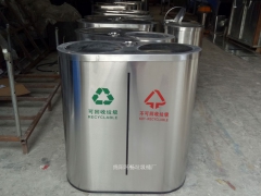 渭南市铁板垃圾桶 环保垃圾桶 定制垃圾桶 果皮箱厂家直营图2