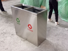 兴平市铁板垃圾桶 环保垃圾桶 定制垃圾桶 果皮箱厂家直营图2