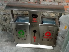 重庆环畅金属垃圾桶，户外果皮箱性价比最高图3