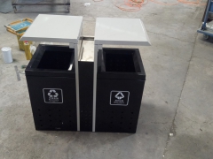 泰州环畅垃圾桶，环卫抗腐蚀垃圾桶，带锁垃圾箱哪家好图1