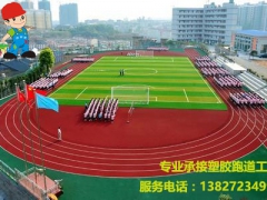 学校幼儿园塑胶跑道施工 深圳最专业的塑胶跑道施工队伍图1