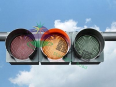 鑫光道 红黄绿满屏三单元交通信号灯 十字路口红绿灯图3