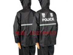 警察雨衣，警察分体式雨衣，警察防雨服图1