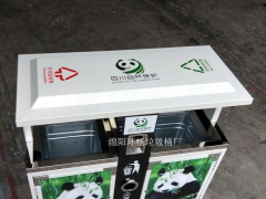 重庆植物园垃圾桶 动物园垃圾箱图3