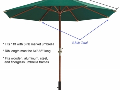 庭院伞，咖啡伞，户外伞，香蕉伞图2