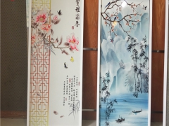 江苏省浴室玻璃门uv彩绘机幅面大效率高图3