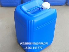 蓝色25公斤化工桶25L加强筋塑料桶图1