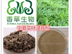 艾叶浸膏现货 艾草浓缩液批发 艾茸超浓缩浸膏粉厂家直销图2