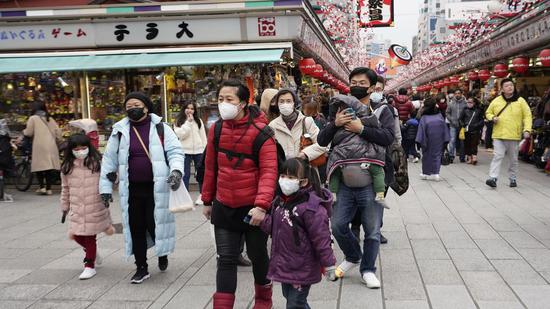 受疫情影响，日本各地旅游设施和住宿设施的大量订单被取消。 资料 图