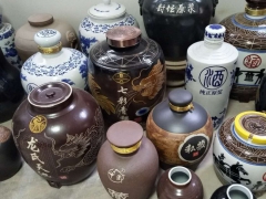 来宾陶瓷酒坛100斤厂家供应 陶瓷酒缸批发图3